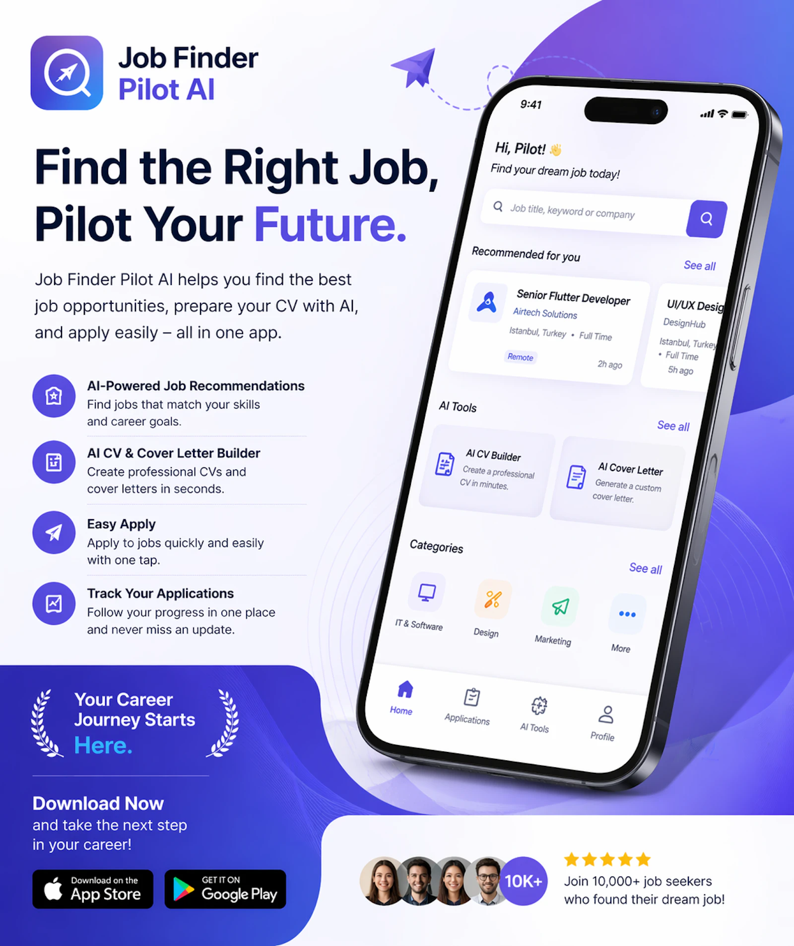 Job Finder Pilot AI screenshot 2