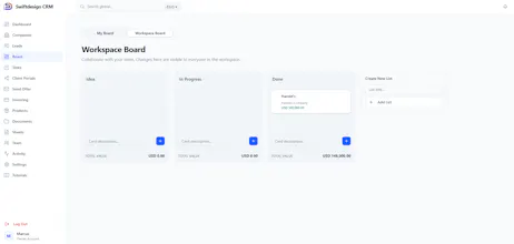 SwiftDesign CRM gallery image