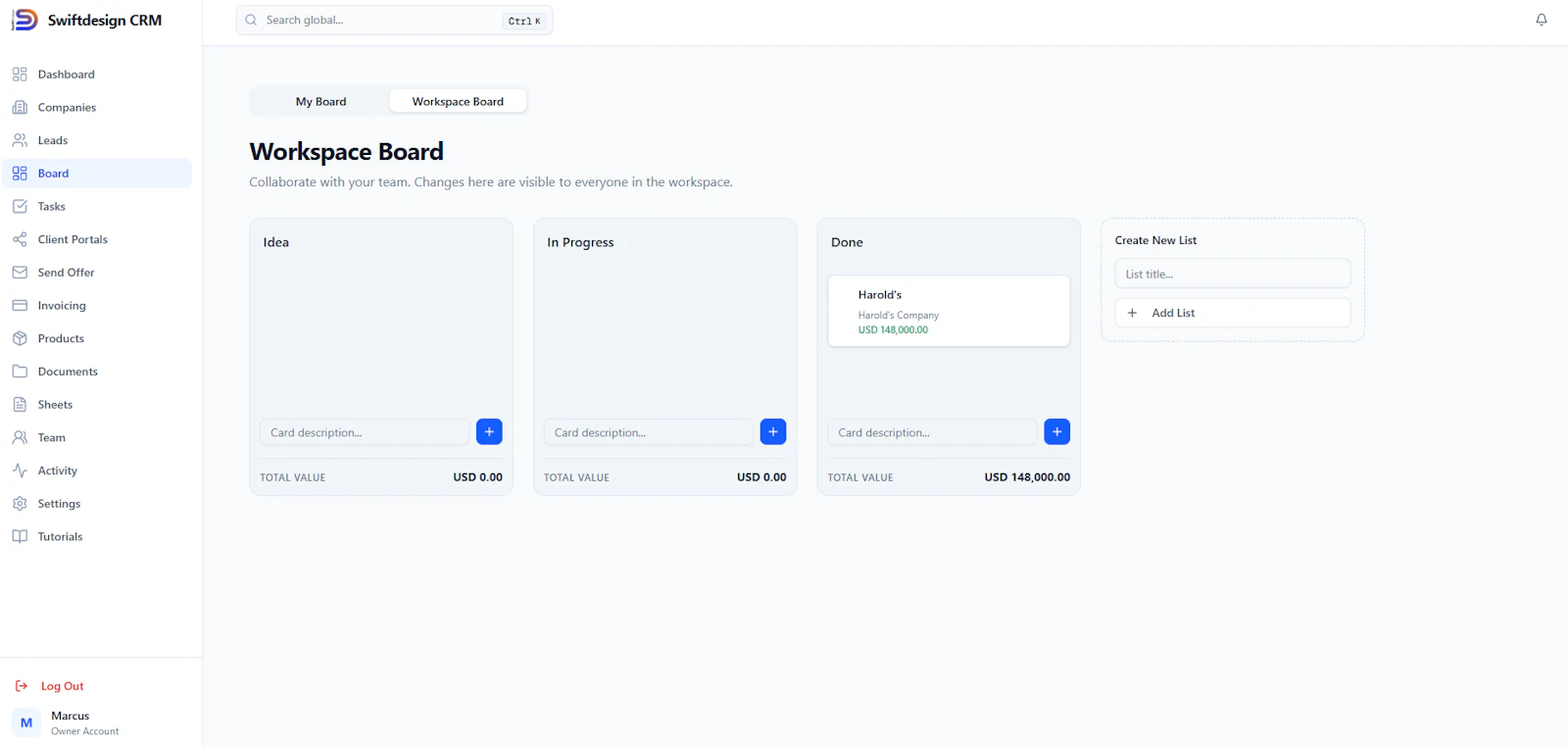 SwiftDesign CRM screenshot 5