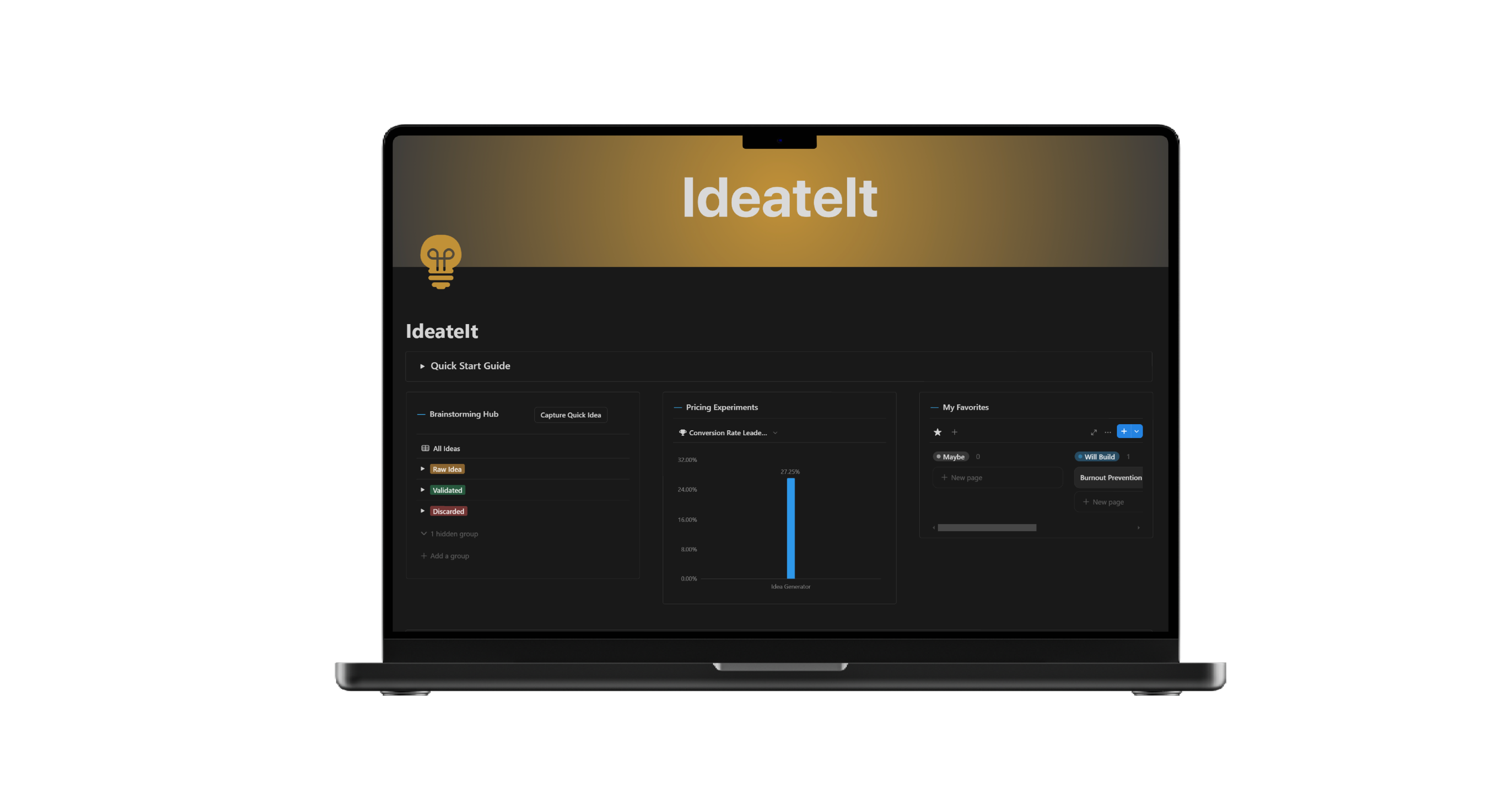 Ideateit-模板创意生成器 - 无尽的概念模板想法 - 结构化，简单，聪明。媒体1