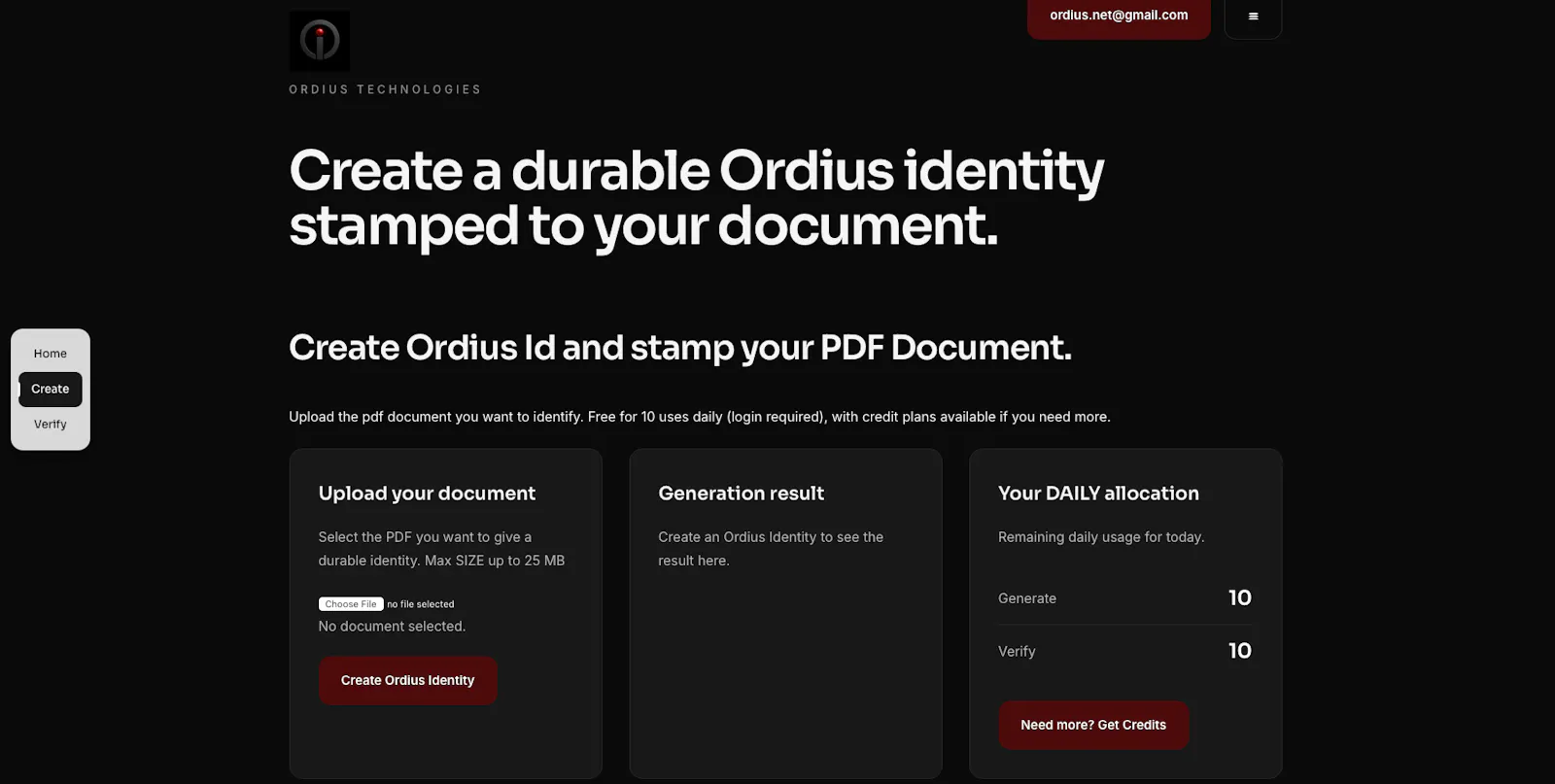 Ordius screenshot 1