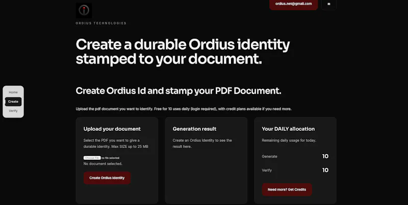 Ordius screenshot 1