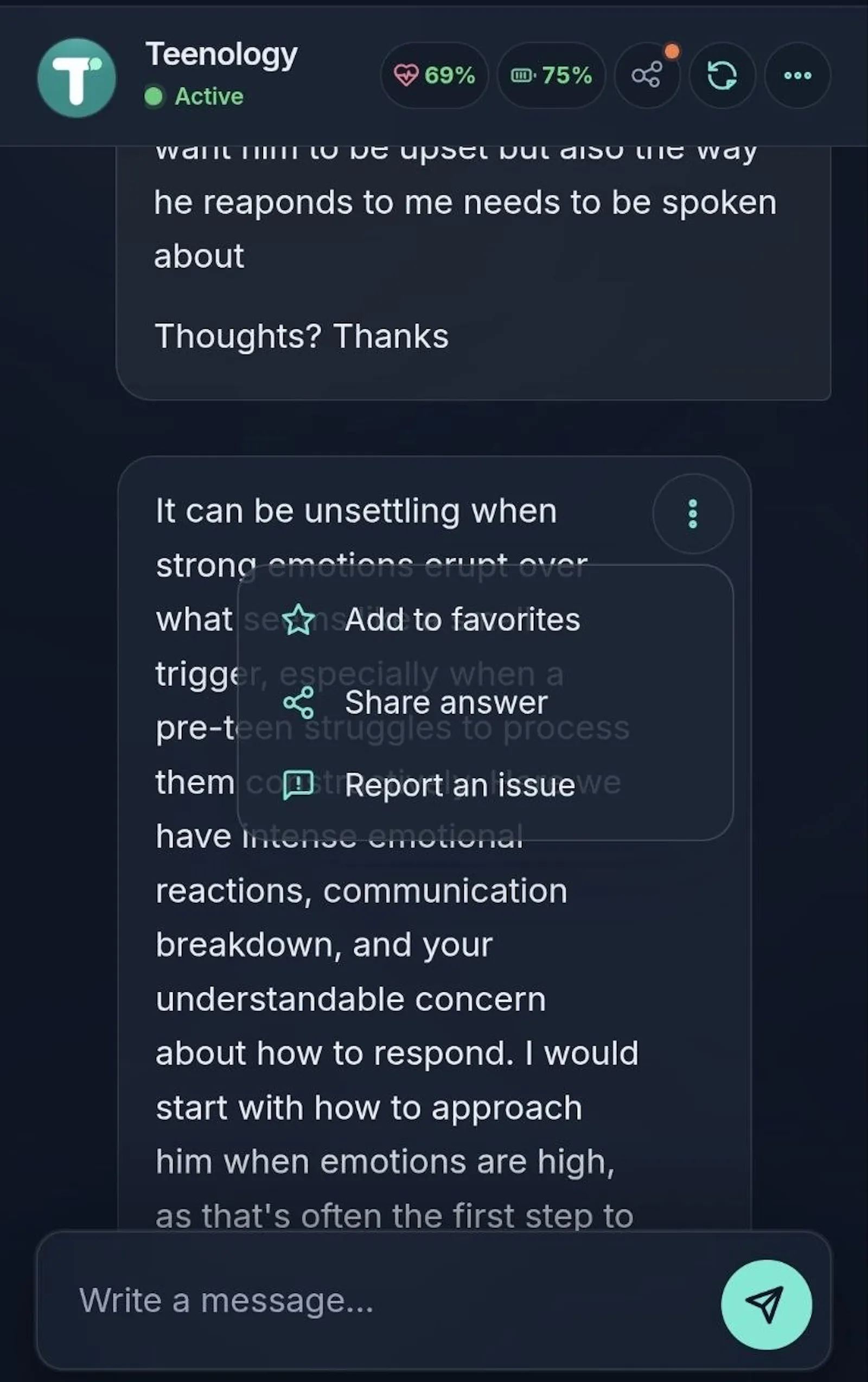 Teenology screenshot 2