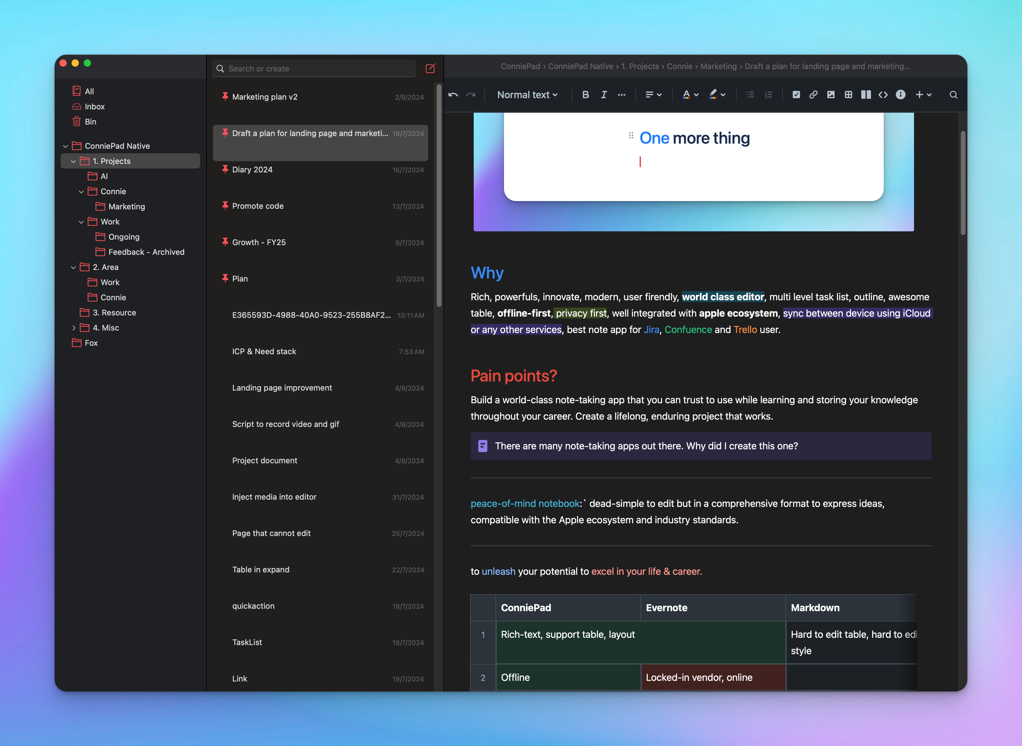 ConniePad gallery image