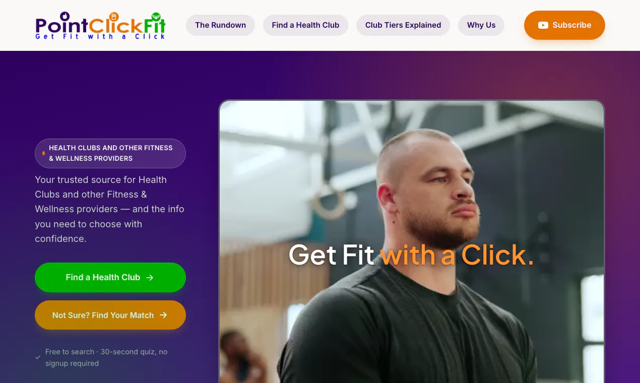 PointClickFit gallery image