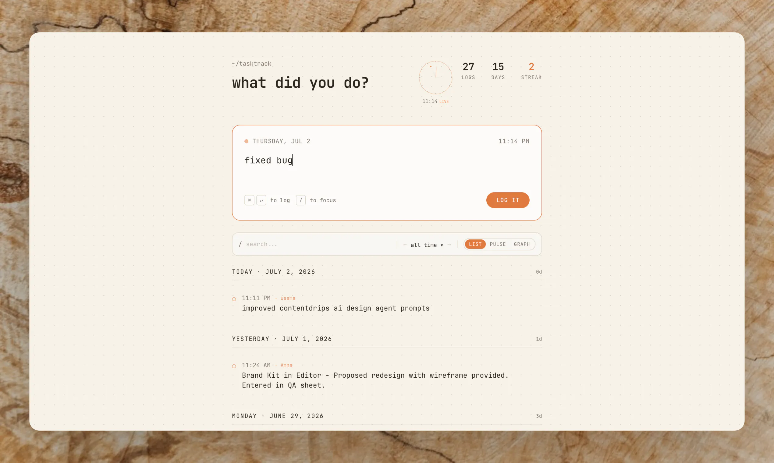 tasktrack gallery image
