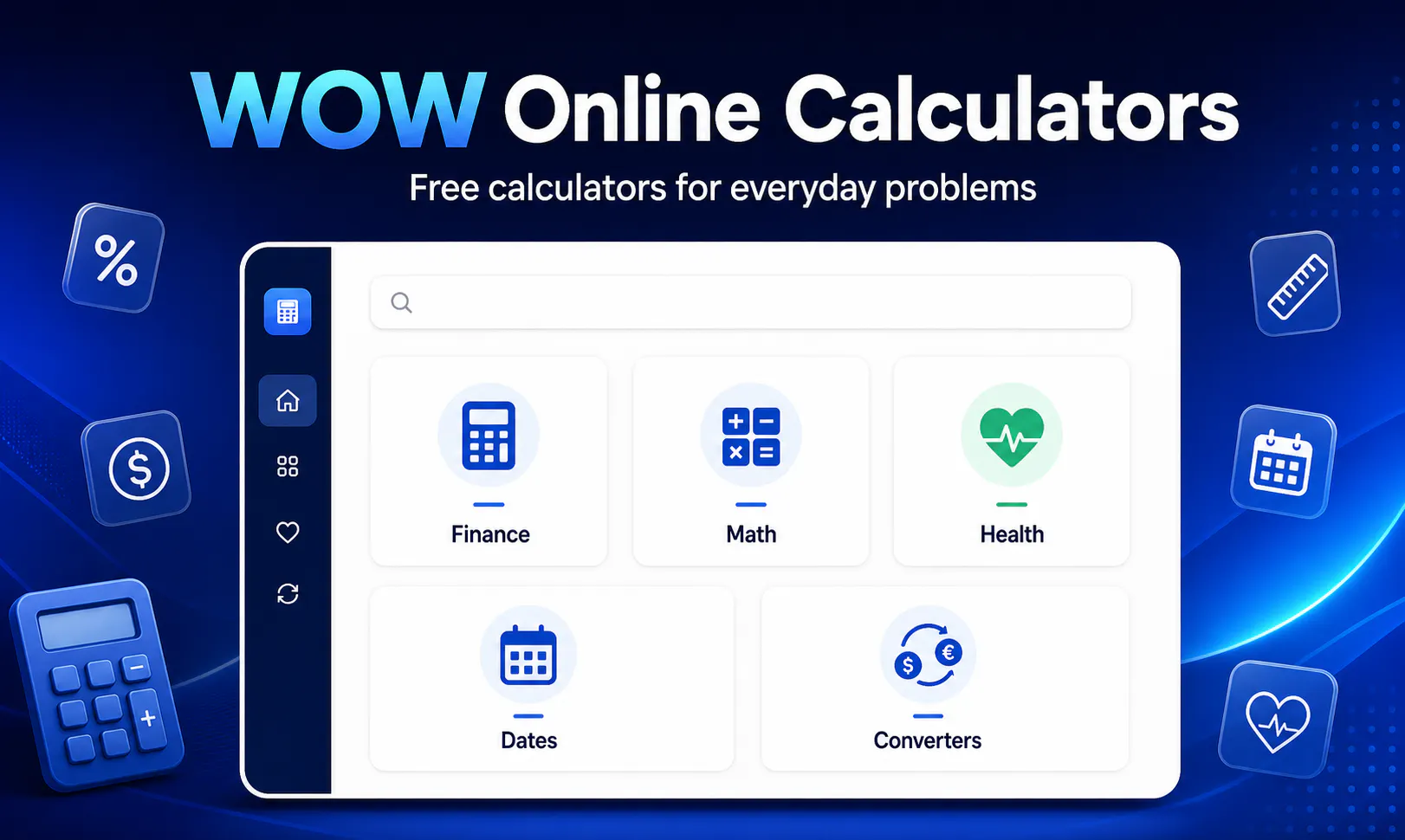 WOW Online Calculators screenshot