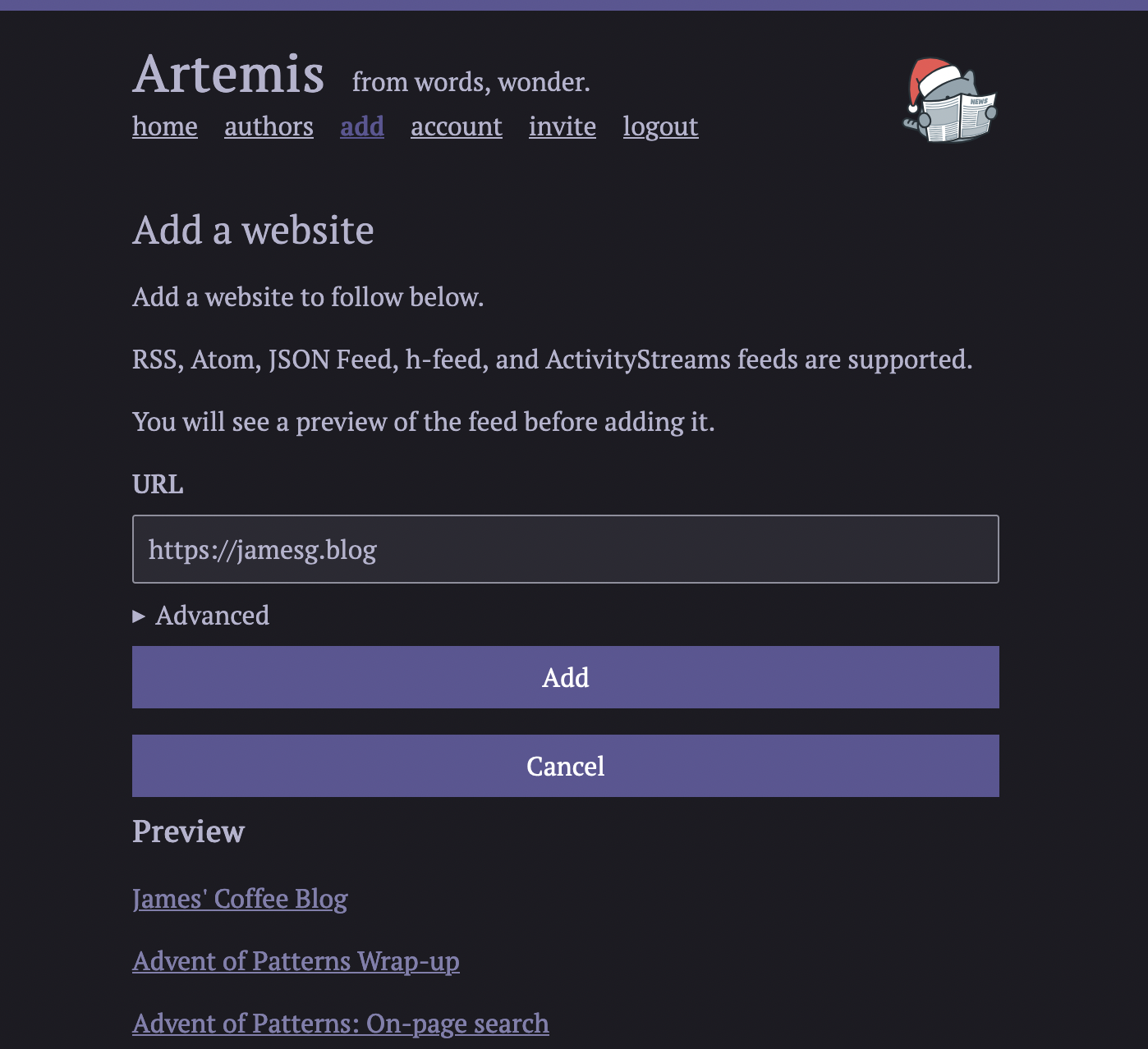 Artemis gallery image