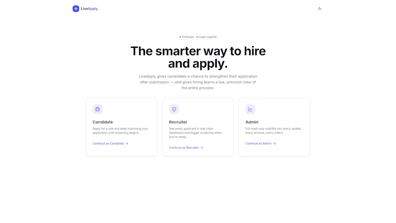 LiveApply-Smarter way to hire and apply screenshot 1