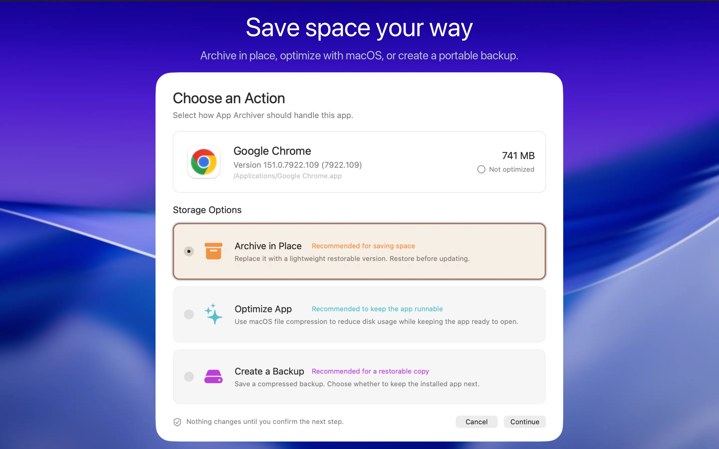 App Archiver gallery image