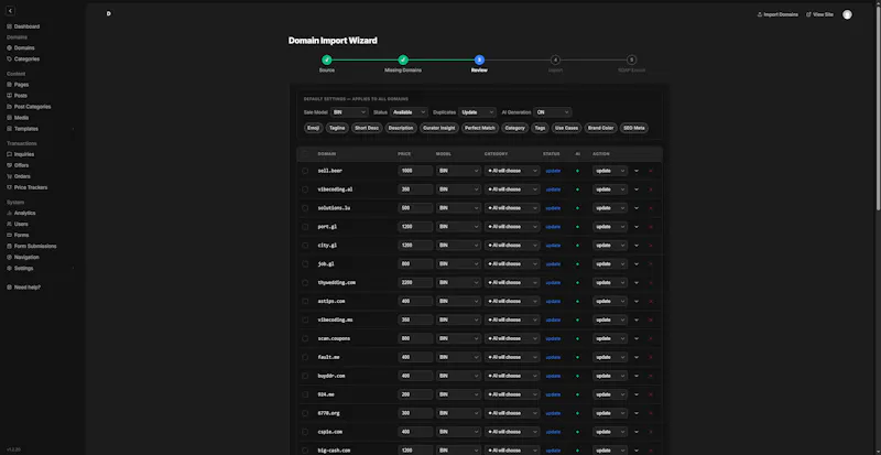 Domainer Engine screenshot 10