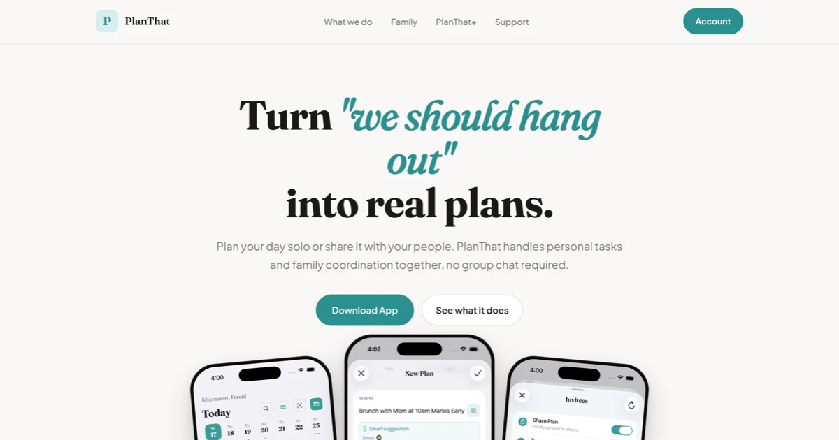 PlanThat screenshot 1