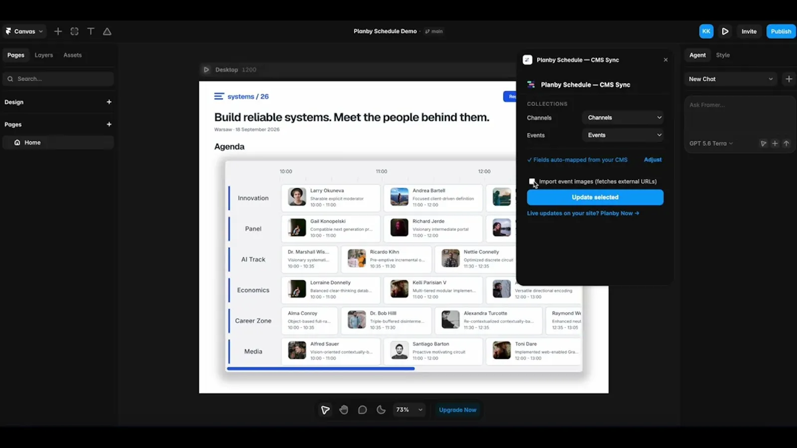 Planby For Framer screenshot 1 (video preview)