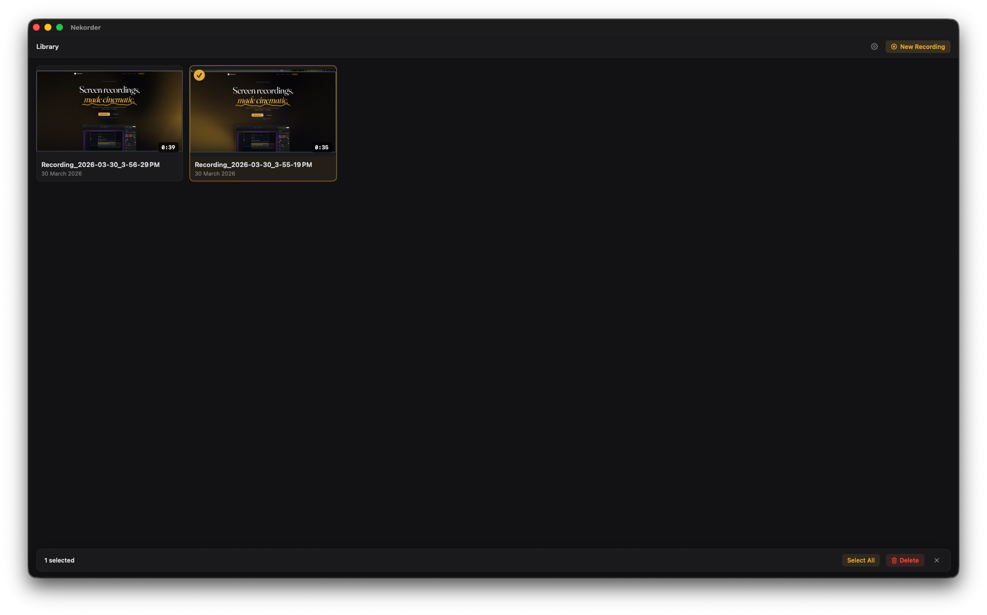 Nekorder gallery image