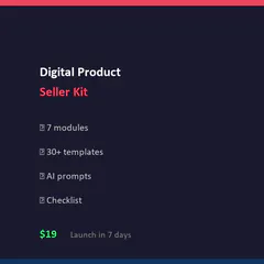 Digital Product Seller Kit