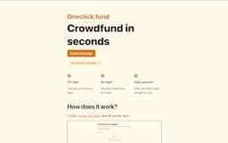 Simple crowdfunding website media 1