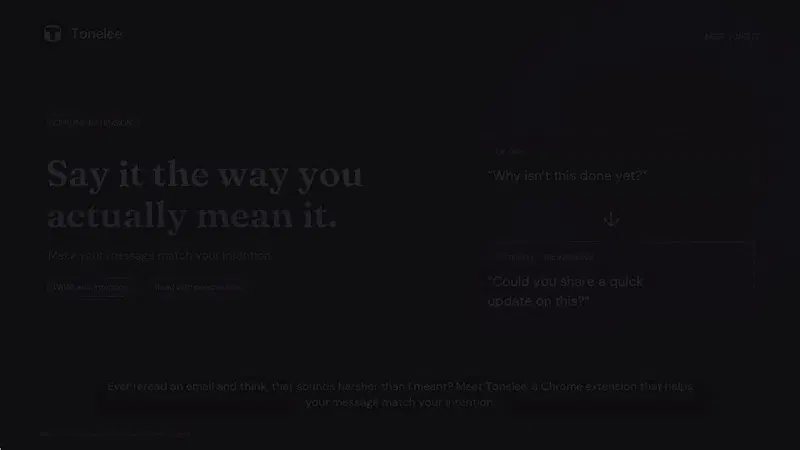 Tonelee screenshot 1 (video preview)