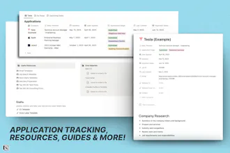 Notion Job Application Tracker gallery image
