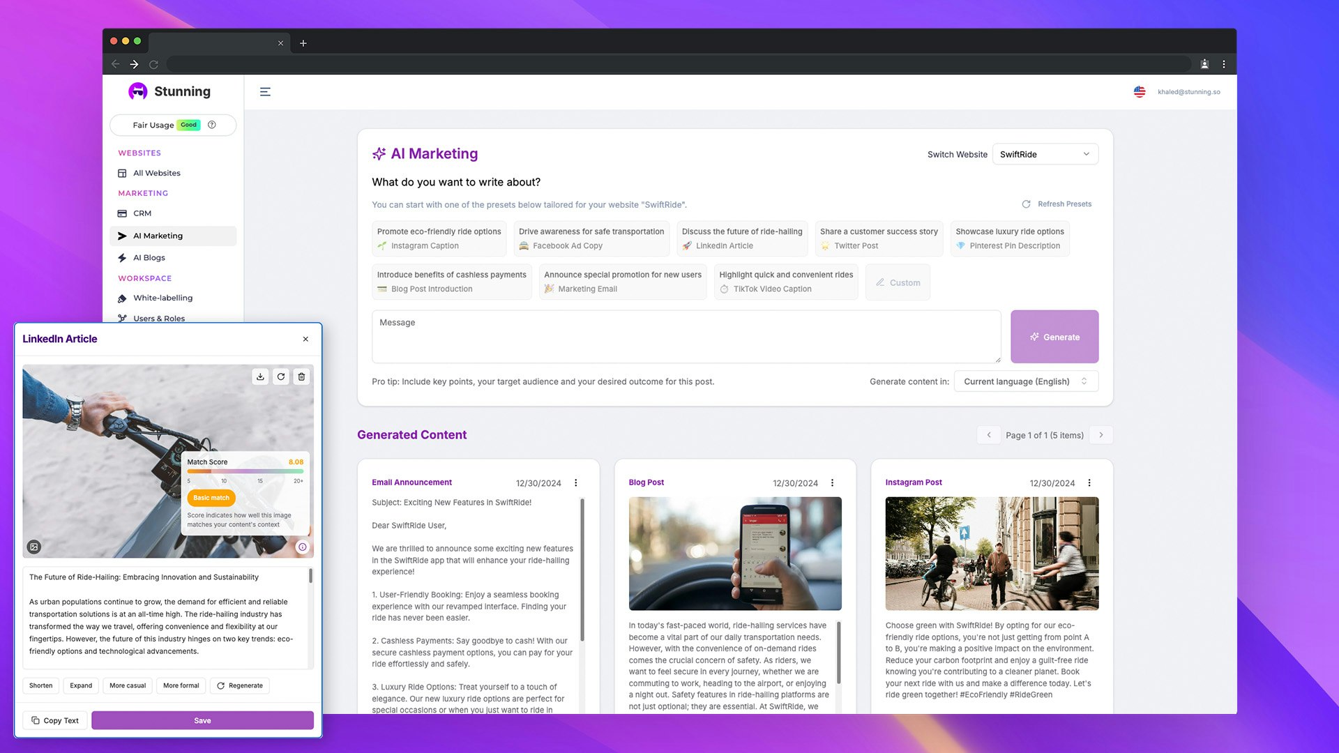 Çekici - AI ile hızlı bir şekilde istemci web siteleri tasarlayın medya 3