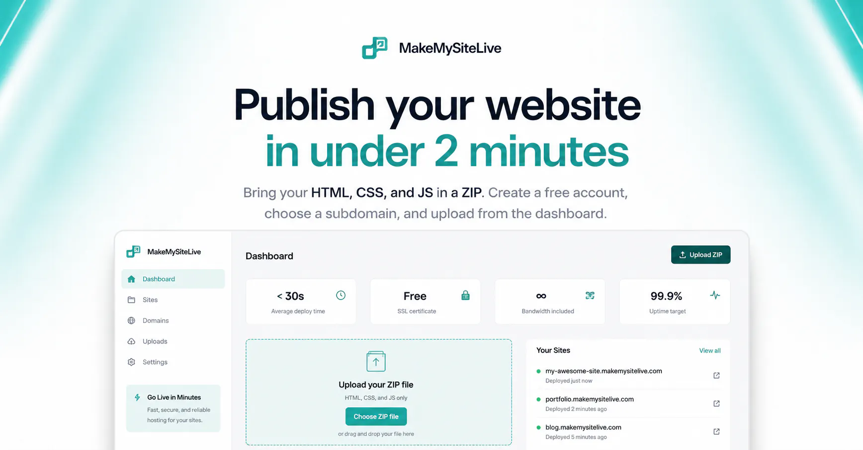 MakeMySiteLive gallery image