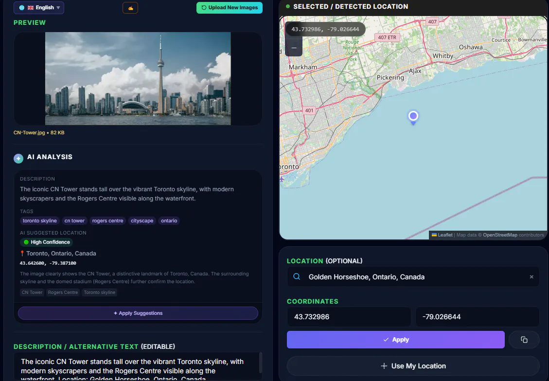 GeoImageTagger gallery image