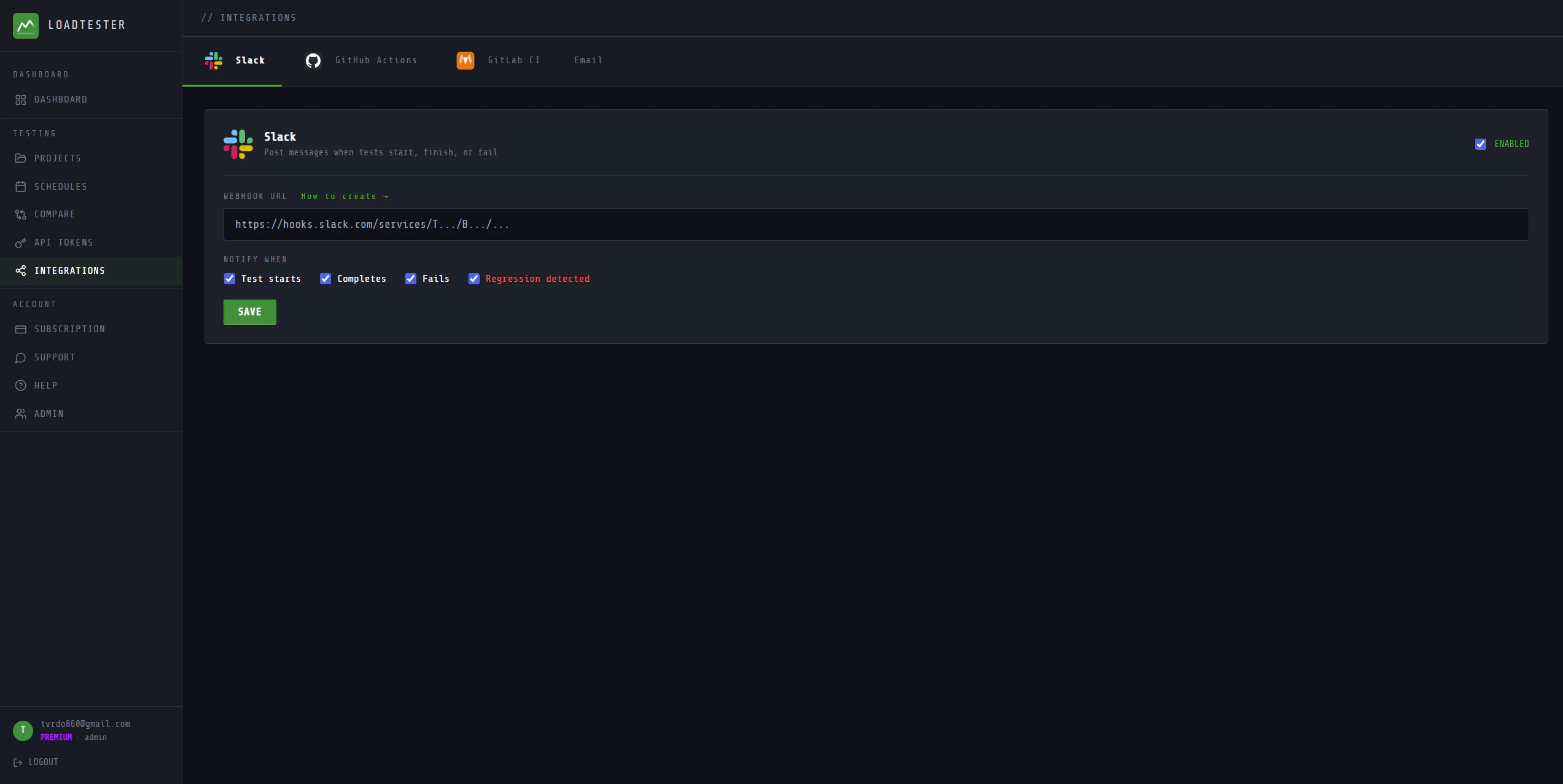 LoadTester.org screenshot 5