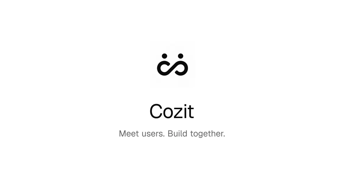 Cozit — Meet users. Build together. gallery image