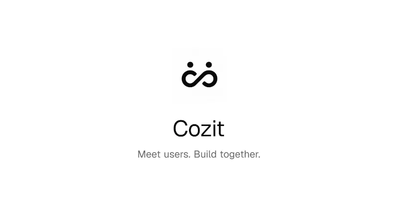 Cozit — Meet users. Build together. screenshot 1