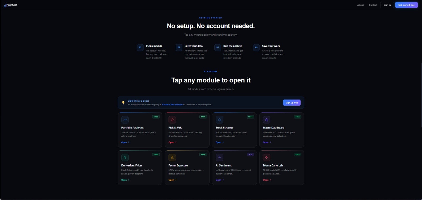 QuantDesk Pro gallery image