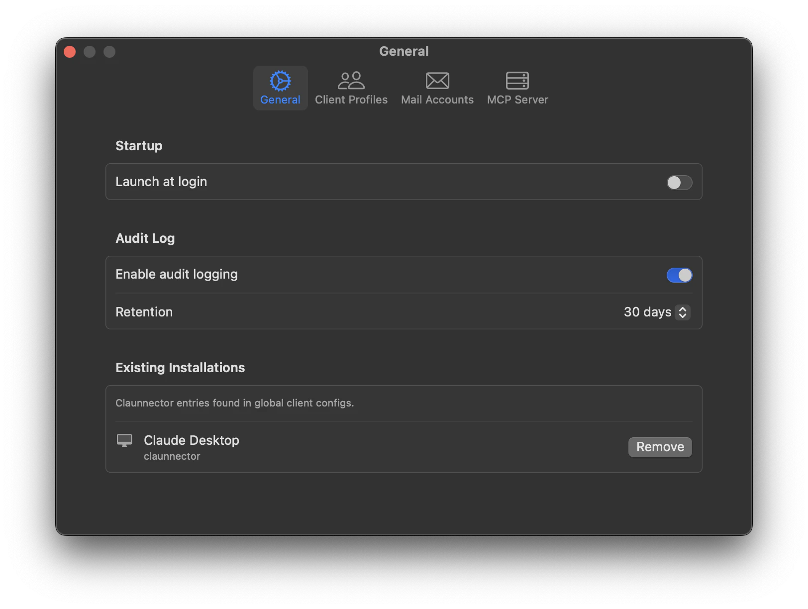 Claunnector screenshot 3
