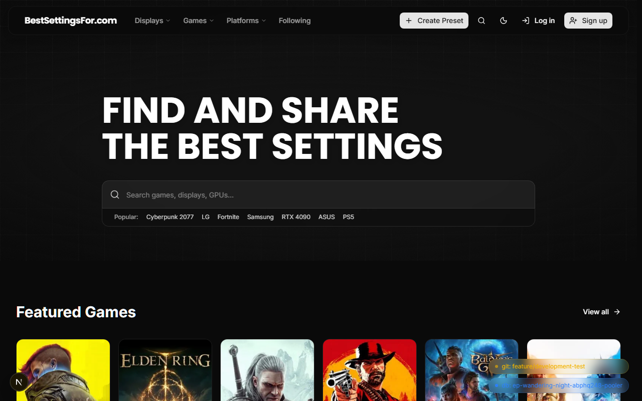 BestSettingsFor.com gallery image