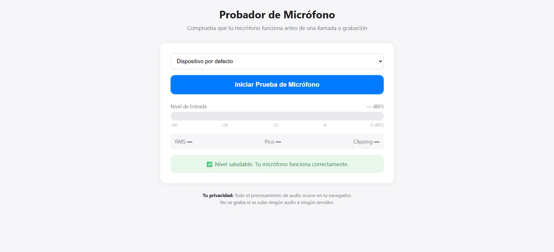 Verifica tu micrófono online gratis gallery image