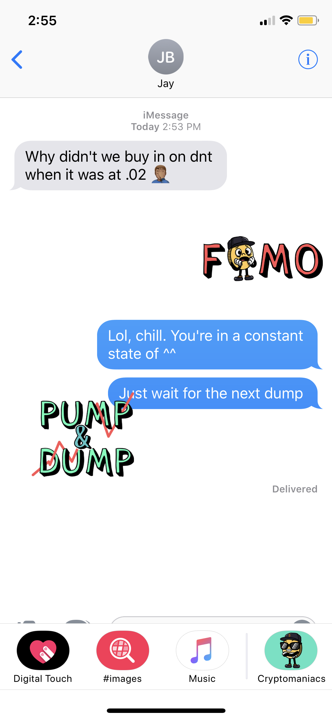 Cryptomaniacs stickers gallery image