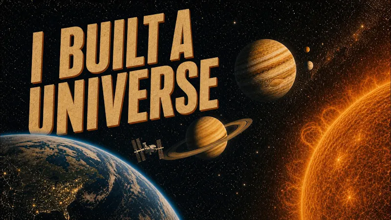 SpaceSim screenshot 1 (video preview)