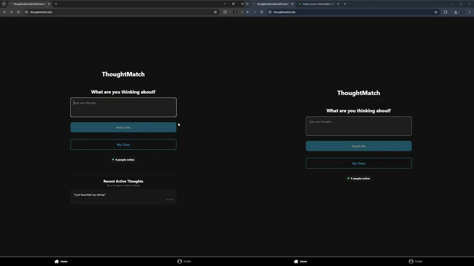 ThoughtMatch screenshot 1 (video preview)