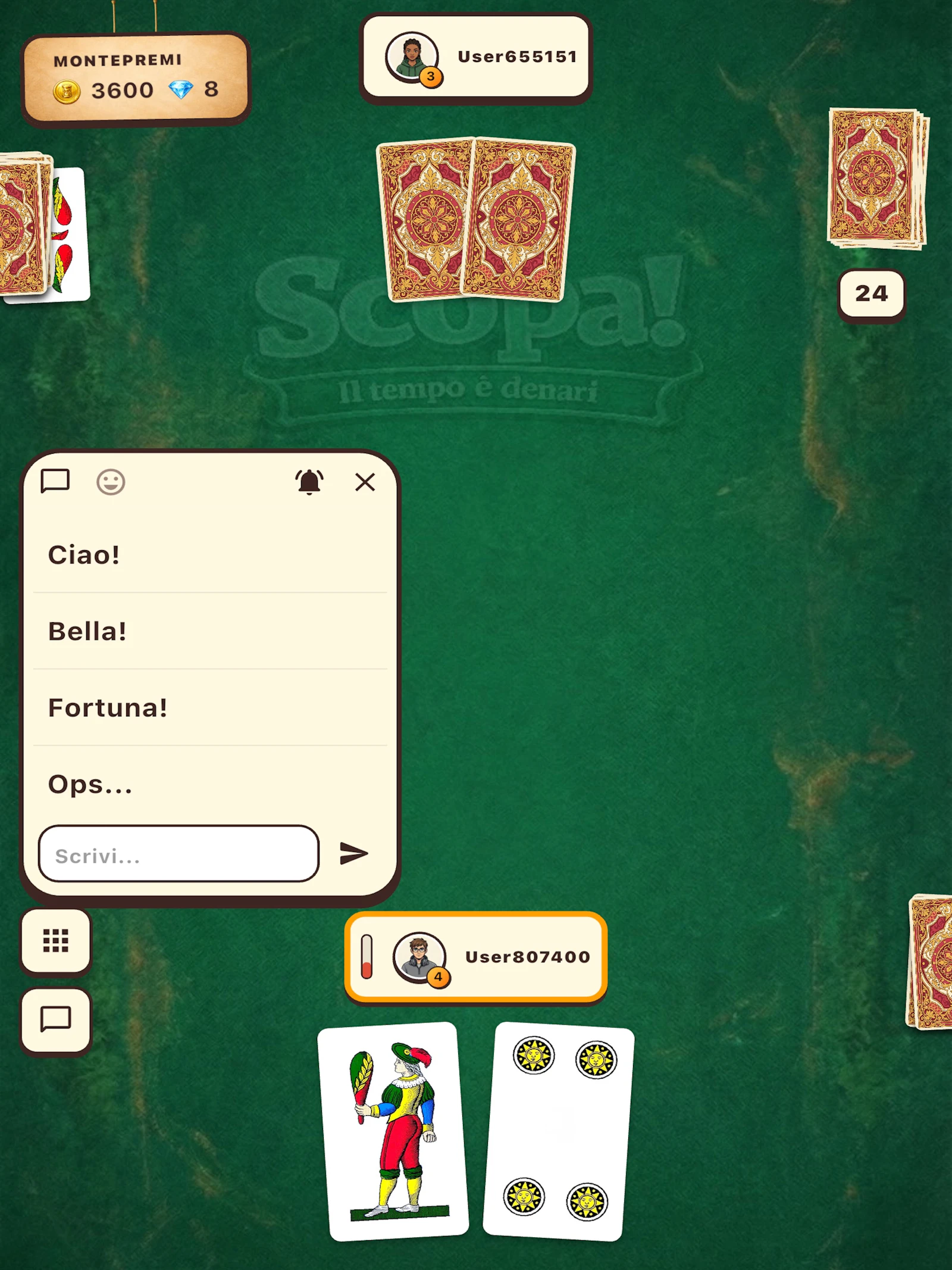Scopa - Il tempo è denari screenshot 4