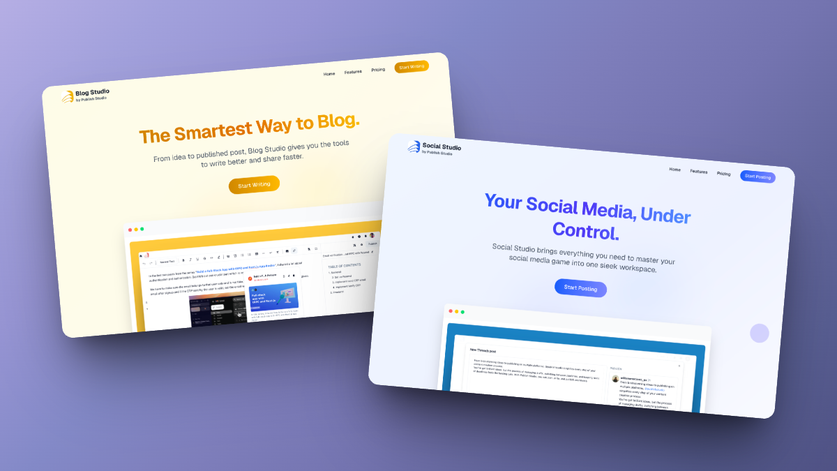 Publish Studio 2.0 gallery image