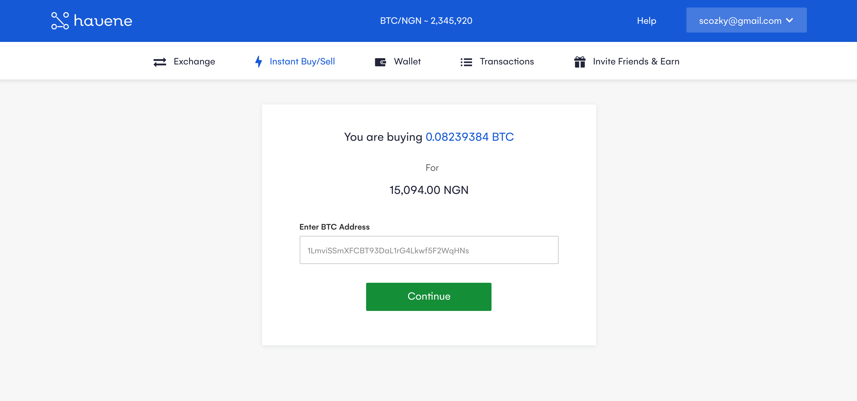 Havene Instant Exchange gallery image