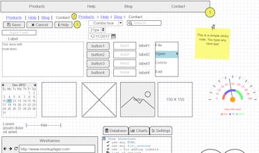 Wireframes MockupTiger gallery image