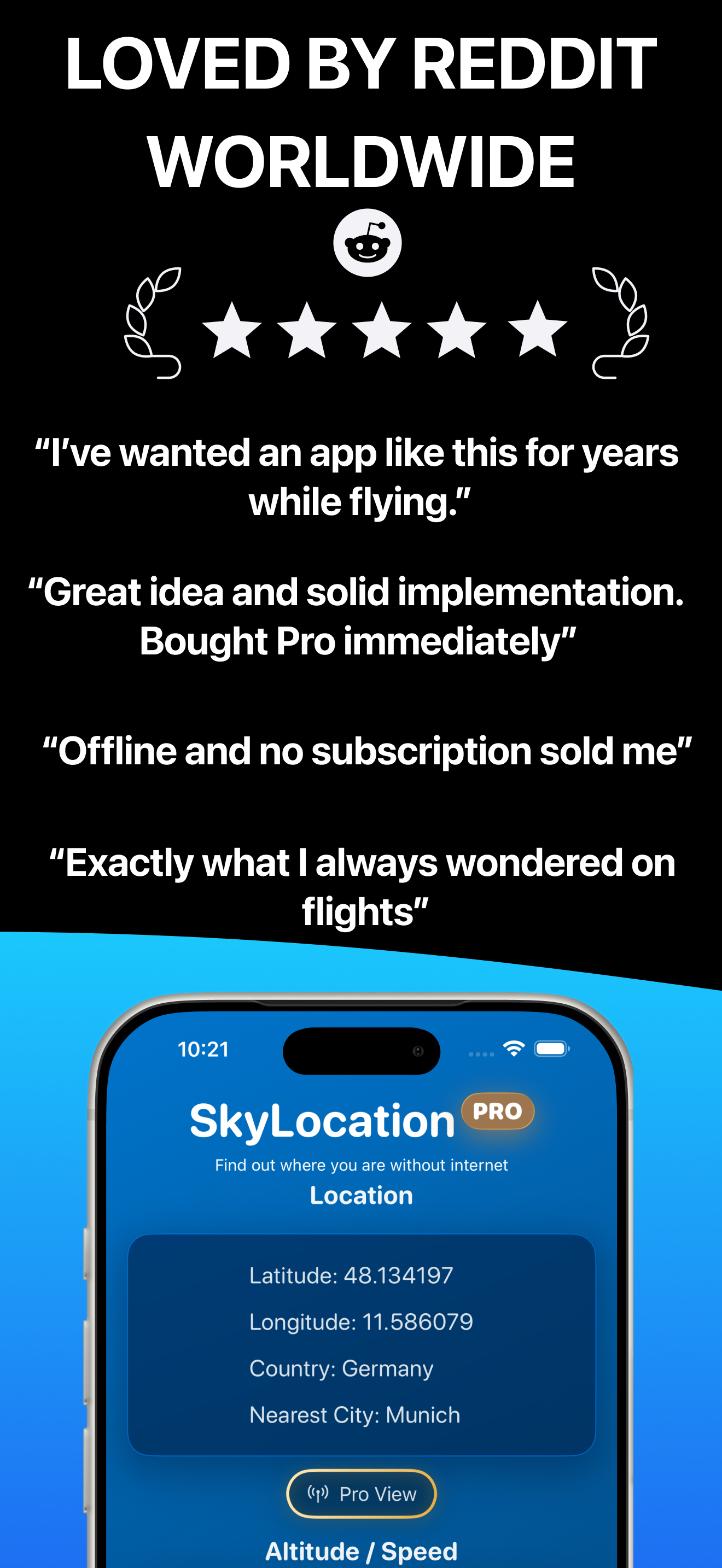 SkyLocation App gallery image