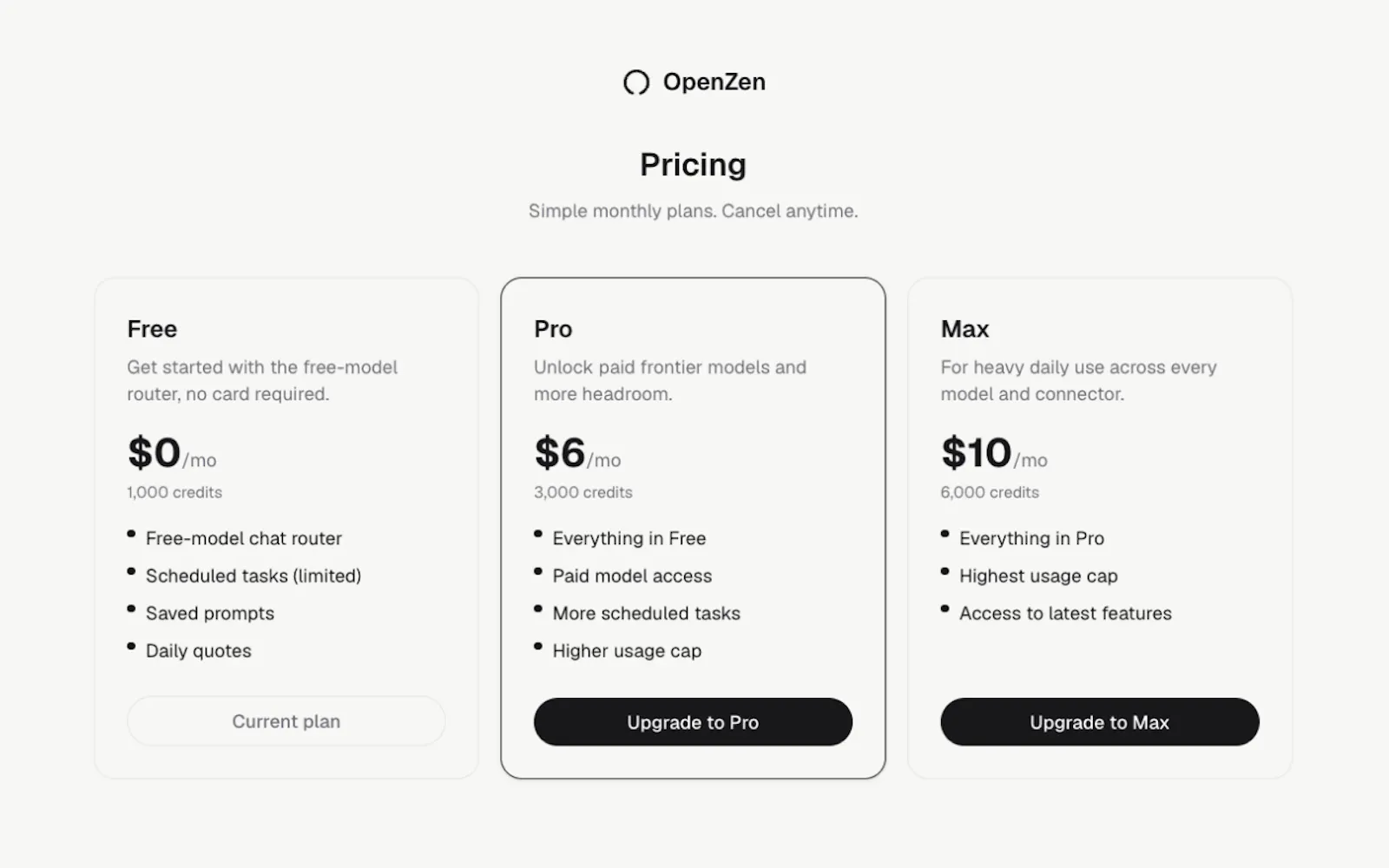 OpenZen screenshot 5