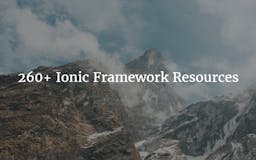 320+ ionic framework tutorials! media 1