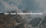 320+ ionic framework tutorials! image