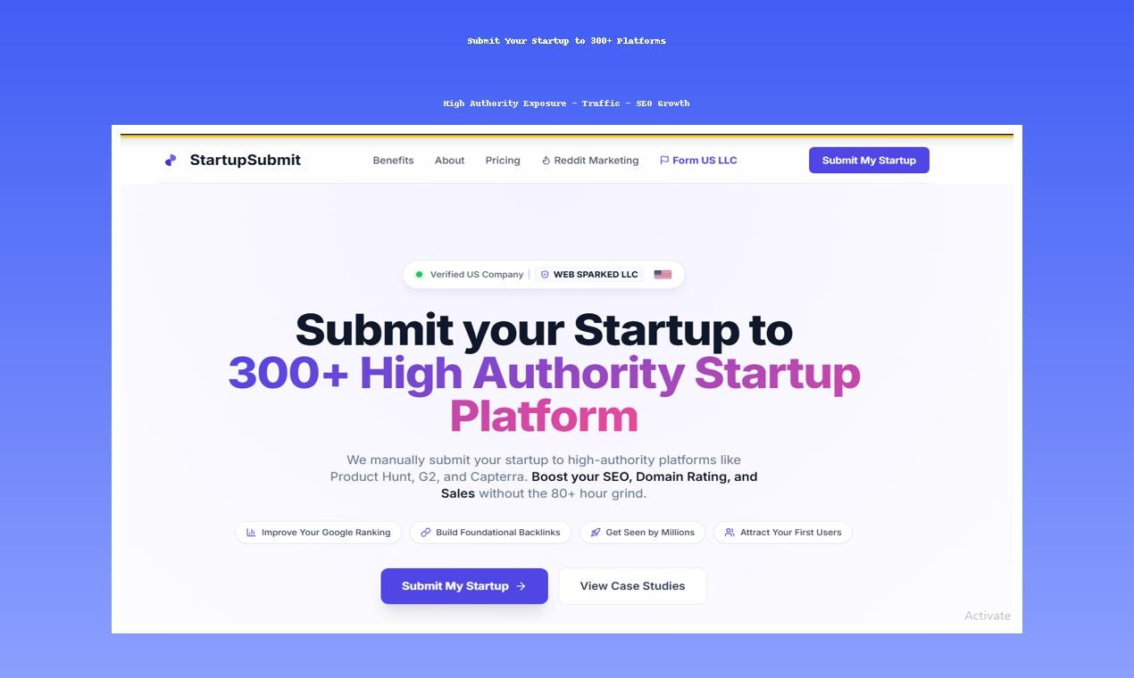 StartupSubmit 2.0 gallery image