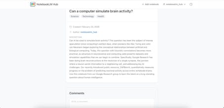 NotebookLM Hub gallery image