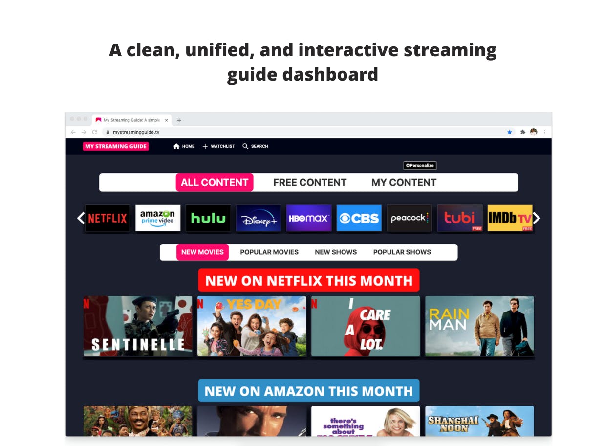 My Streaming Guide media 2