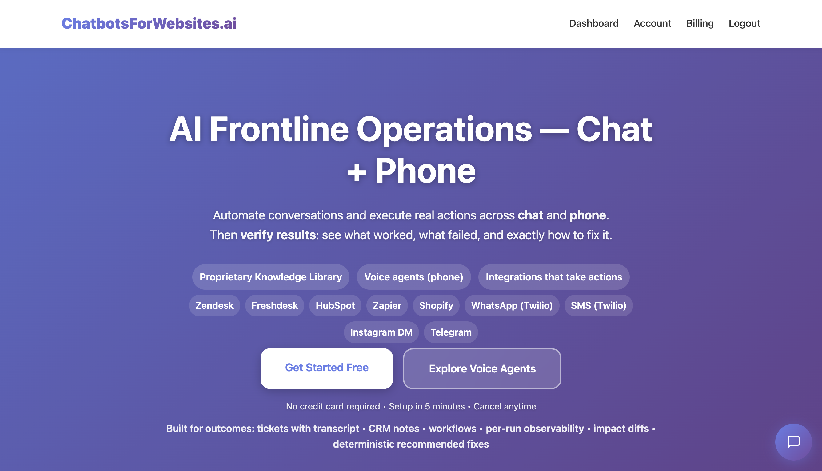 ChatbotsForWebsites gallery image