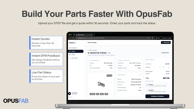 OpusFab screenshot 2