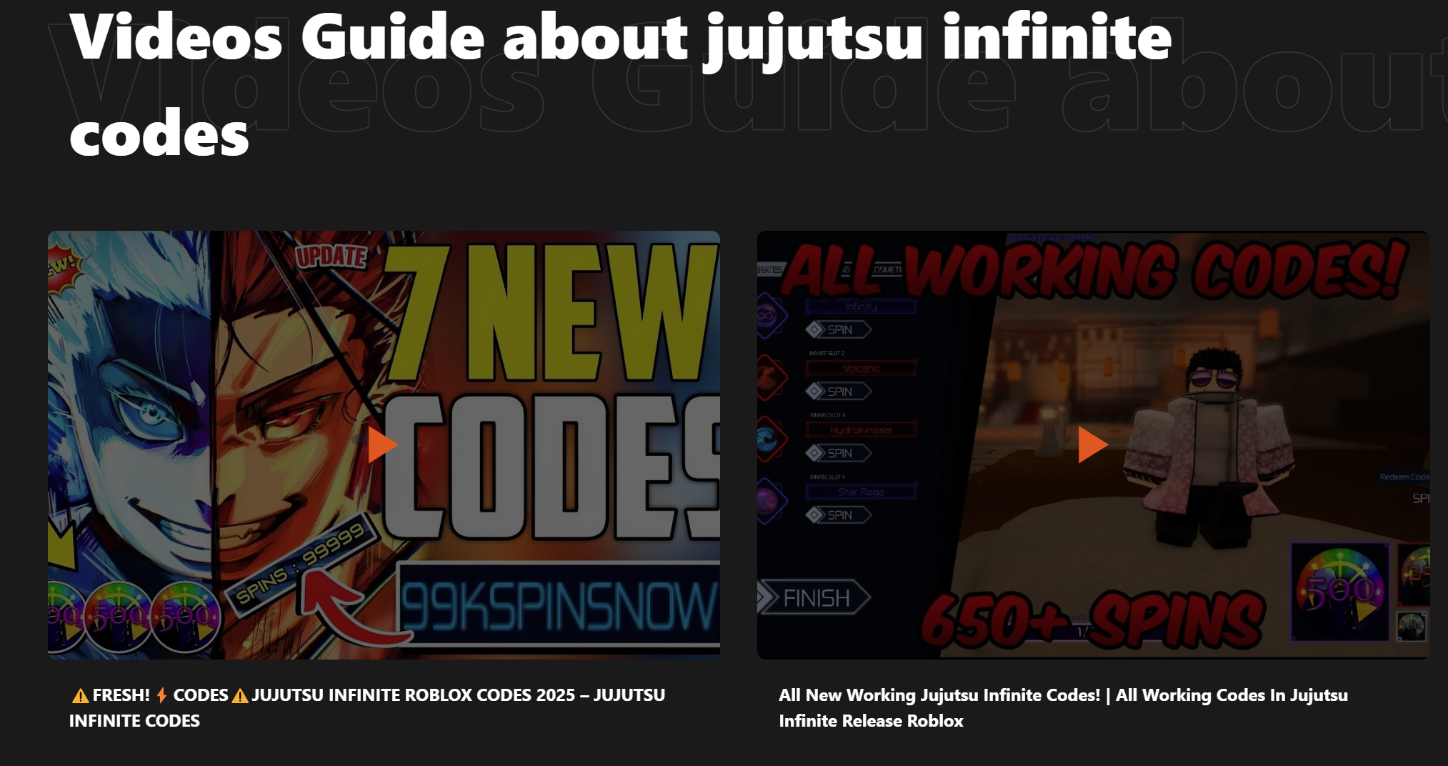 jujutsuinfinite.codes gallery image