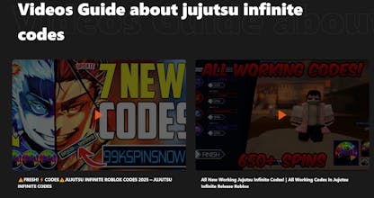 jujutsuinfinite.codes gallery image